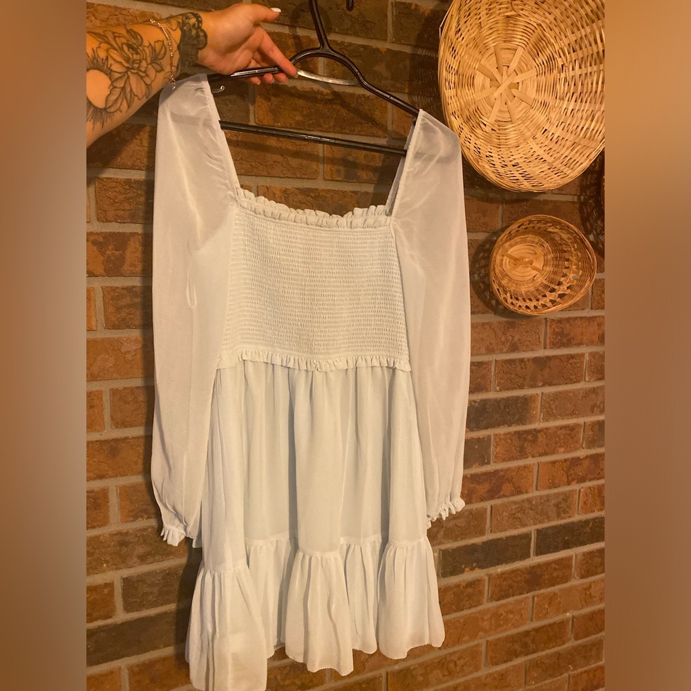 RD style powder blue dress small